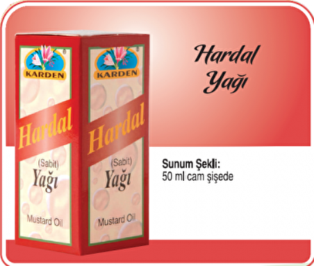 Karden Hardal Yağı 50 ml