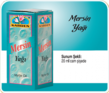 Karden Mersin Yağı Mersin Aroması 20 ml