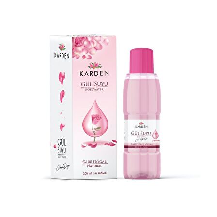 Karden Natural Gül Suyu 200 ml