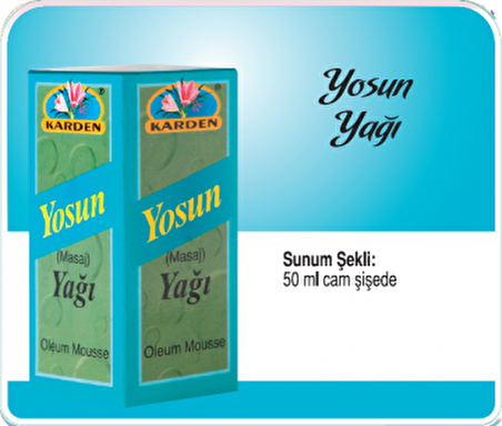 Karden Yosun Yağı 50 ml