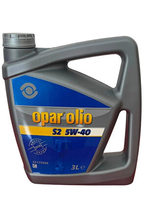 Opar Olio S2 5W/40 3 Lt Motor Yağı | OPAR 55175966  2025 ÜRETİM