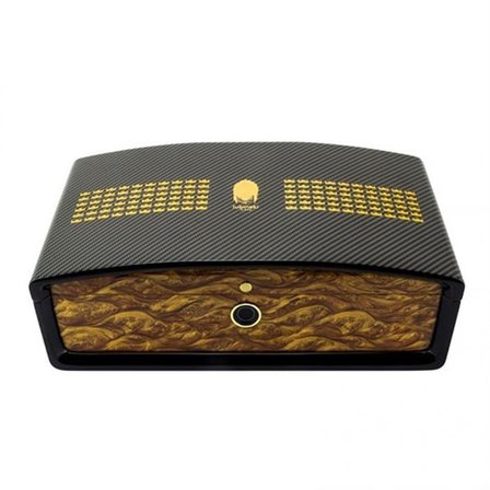 Lubinski Special Edt. Carbonfiber Parmakizi Humidor Puro Kutusu 80's LB-013