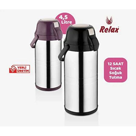 Relax Çelik Termos 4,5 litre