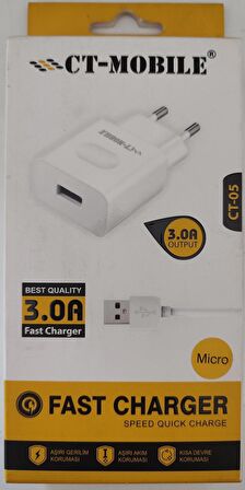 Ct-Mobıle Hızlı Şarj Aleti Beyaz