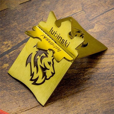 Lubinski New Lion Özel İşleme Motifli Puro Sehpası Gold Lion-1 LB-903