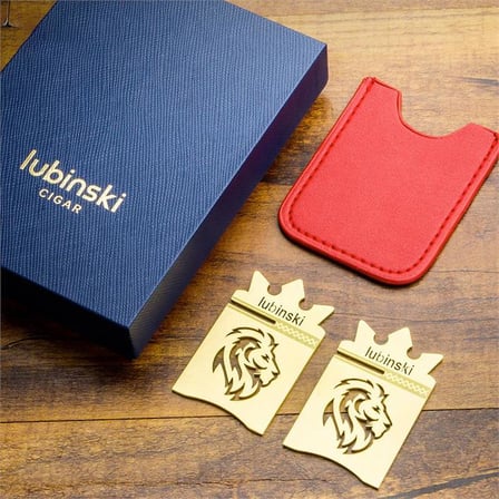 Lubinski New Lion Özel İşleme Motifli Puro Sehpası Gold Lion-1 LB-903