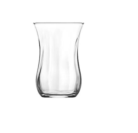 Klasik Optikli 6'Lı Çay Bardağı 115cc (3 Paket X 6'Lı = 18 Adet)