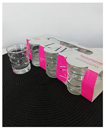 Lav LAV RNG 302E Ring Kahve Yanı Bardağı 6 Lı