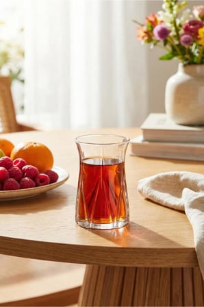 LAV Zoey Cam Çay Bardağı 6 Kişilik 165 ml