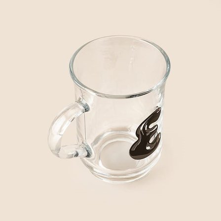 Lav E Harfli Kupa - Şeffaf - 250 ml