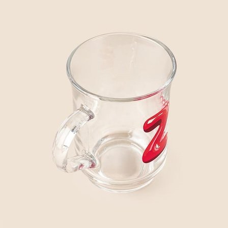 Lav Z Harfli Kupa - Şeffaf - 250 ml