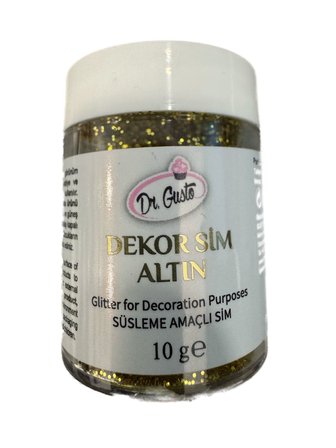 PUL YALDIZ  METALİK DR.GUSTO GIDA DIŞI 10 GR ALTIN 