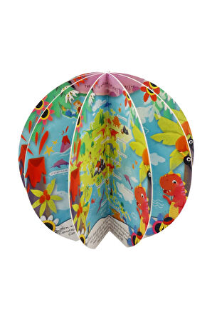 20CM KIDS DİNO WORLD GLOBE + BOOK + USB