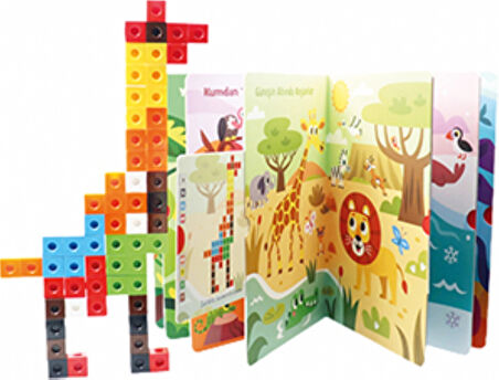 Hayvanlar alemi legolu - kitaplı set gürbüz