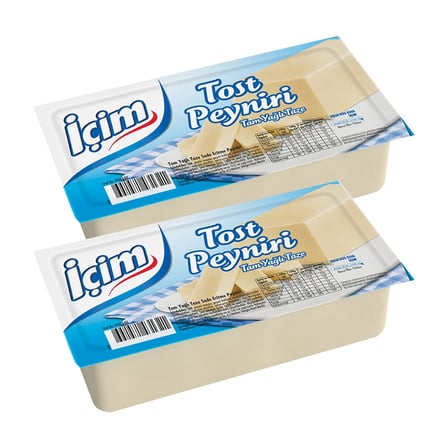 İçim Tost Peyniri 600 gr Y.Yağlı 2 li