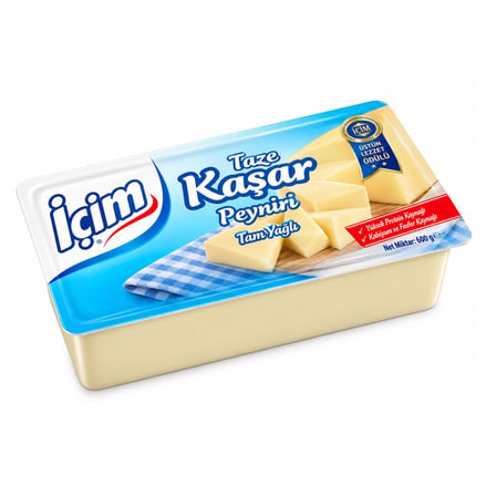İçim Tam Yağlı Kaşar Peyniri 600 gr 6 lı