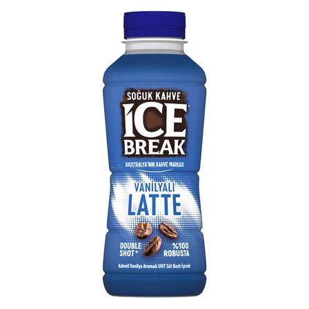 Ice Break 375 ml Soğuk Kahve 10 lu Karma (Latte-Vanilya-Şekersiz Latte-Mocha-Fındık)