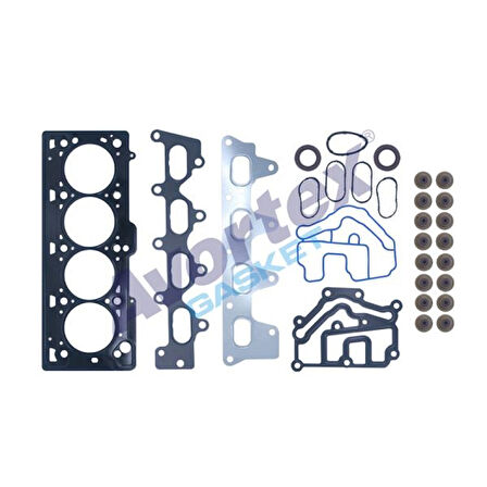 Renault Ust Takım Contası Skc Dahıl Viton Keceli / Subap Lastıklı Clio Megane Laguna 1,4 16v K7m 1,6 16v K7j - Avortex 421