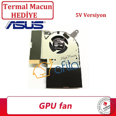 Asus ROG Strix G15 G531G, G512L Serisi Notebook Gpu-Vga Fanı (Sol) - Ver.2 - 5Volt