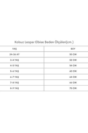 Leopar Fırfır Kollu Elbise Toka Takım