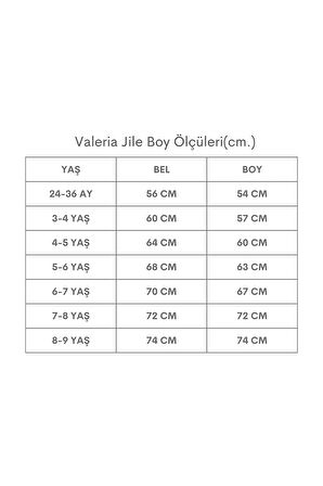 Kız Çocuk Valeria Lila Jile Elbise