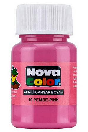 NOVA COLOR AKRİLİK BOYA PEMBE 30 CC