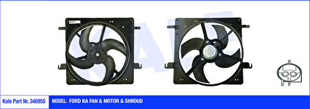 Ford Fan Motoru - (-Ac) - Kal 346955