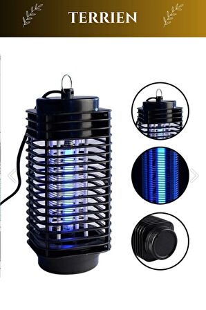 Smart Seri Elektrikli Sinek Öldürücü Cihaz Cız Lamba Mor Işık Şık Tasarım Kokusuz Portatif