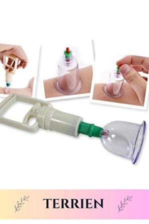 Çatlak Vakumlu Selülit Yağ Çatlak Giderici 6 Numara Hacamat Kupası 10 Adet