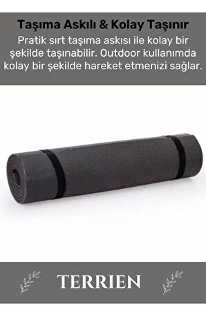 Özel Konfor Modeli Çift Taraflı Kaymaz Silinebilir Antibakteriyel Yoga Meditasyon Minderi 6,5mm Mat