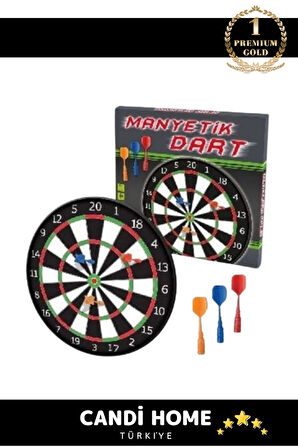 Özel Seri Eğitici Zeka Geliştirici Öğretici Eğlence Aile Manyetik Dart Küçük Boy Çap 33 Cm