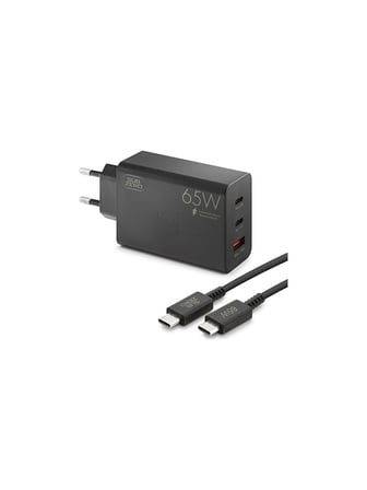 Samsung Galaxy S23 Ultra Uyumlu 65W Super Fast Sarj Aleti + Kablo, 3 Girisli USB + Cift PD Type-C Hizli Sarj