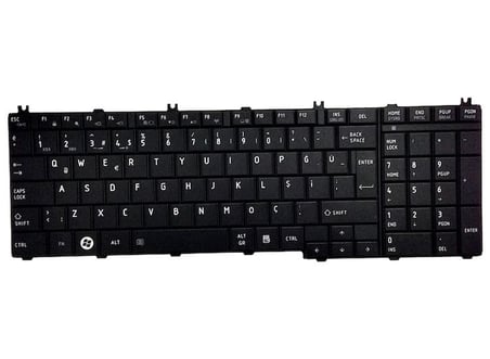 Toshiba C650, C660, L650, L670, L750, L755 Klavye (Siyah TR) / KL0570