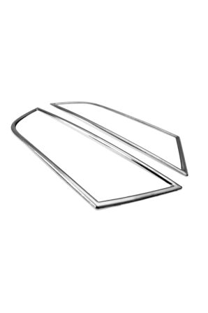 Skoda Octavia Krom Sis Çerçevesi 2 Parça 2012-2020 Arası Paslanmaz Çelik