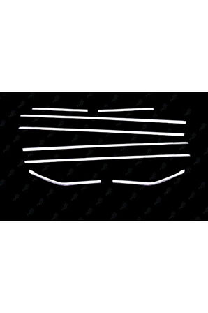 Skoda Rapid Spaceback Krom Cam Çıtası 8 Prç. 2013 Ve Üzeri Paslanmaz Çelik