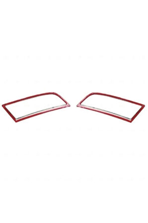 Skoda Superb Uyumlu Krom Egzoz Çerçevesi 2 Parça 2015 Üzeri Paslanmaz Çelik