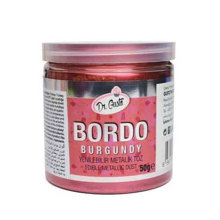 TOZ SİM  METALİK DR. GUSTO 50 GR BORDO