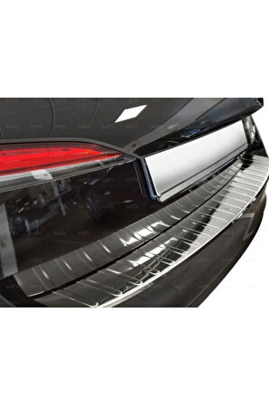 Skoda Scala Uyumlu Krom Arka Tampon Eşiği 2019 Üzeri Paslanmaz Çelik Taşlı