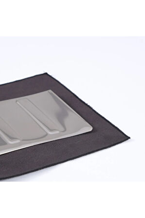 Skoda Kamiq Krom Arka Tampon Üstü Koruma 2019 Üzeri Paslanmaz Çelik Uyumlu