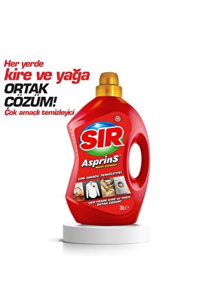 Sır Asprins Çok Amaçlı Temizleyici 3 Litre