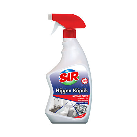 Sır Hijyen Köpük Mutfak & Banyo Çamaşır Suyu Katkılı 750 ml