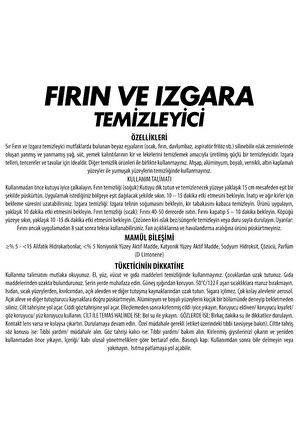 Fırın ve Izgara Temizleyici Köpük 500 ml