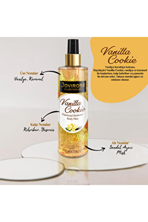 Vücut Spreyi Vanilla Cookie 200 ml 24'lü