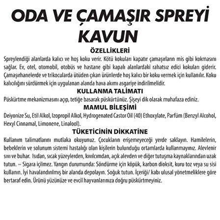 Elenor Oda ve Çamaşır Spreyi Kavun 500 ml