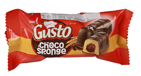 Cici Gusto Sponge Cake Çikolatalı 40 Gr. 24 Adet (1 Paket)