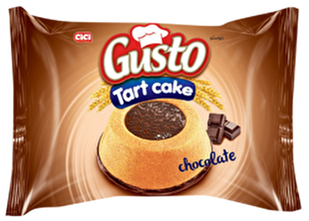 Gusto Tart Kek Çikolata Soslu 50 Gr. 24 Adet (1 Kutu)