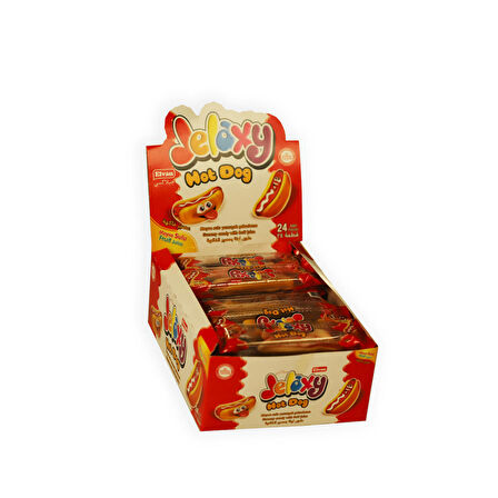 Jelaxy Hot Dog 20 Gr. 24 Adet (1 Kutu)