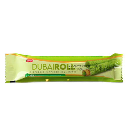 Elvan Dubai Roll Gofret 18 Gr. 10 Adet (1 Kutu)