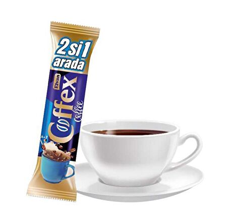 Elvan Coffex 2&primesi 1 Arada Hazır Kahve 12 Gr. (1 Kutu)