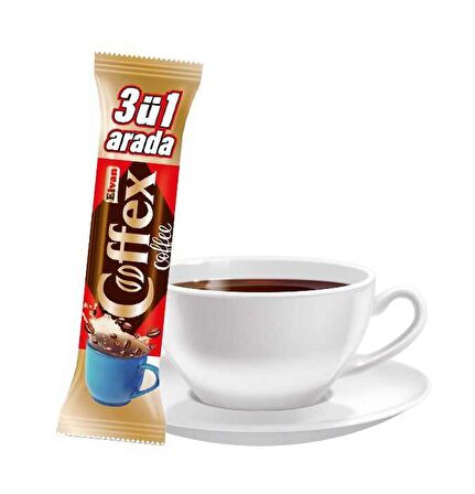 Elvan Coffex 3ü 1 Arada Hazır Kahve 18 Gr. (1 Kutu)